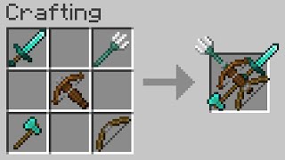 Minecraft but you can craft weapons from any weapon...