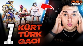 1 KÜRT 1 TÜRK 1 GACI AYNI LOBİDE OLURSA?? PUBG MOBİLE