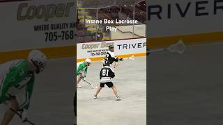 Insane Box Lacrosse Goal: Joey Spallina, Marquis \u0026 Matthews #lacrosse