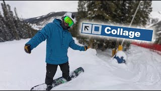 Collage Blue Square Ski Run at Copper Mountain