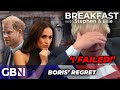 'I FAILED!' Boris Johnson regrets 'pathetic' dash to stop Harry and Meghan FLEEING Britain