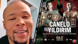 CHRIS EUBANK JR REACTS TO CANELO VS YILDIRIM "CANELO CAN DO WHAT HE WANTS. HES EARNED THAT RIGHT!"