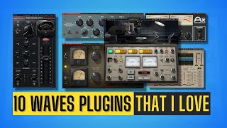 10 Waves Plugins That I love(Very Worth Having Them) - Sound Demo