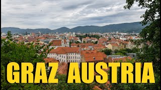 Araba ile Avusturya - Graz / Austria - Graz trip by car 4K