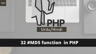 MD5 Function In PHP tutorial in Urdu/Hindi