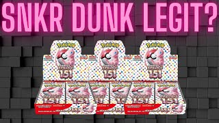 Buying Japanese 151 Booster Boxes On SNKR DUNK