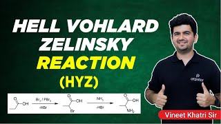 Hell Vohlard Zelinsky ( HVZ) Reaction- IIT JEE \u0026 NEET | Vineet Khatri | ATP STAR Kota