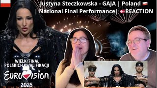 Justyna Steczkowska - GAJA | Poland 🇵🇱 | National Final Performance| 🇩🇰REACTION