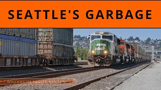 (4K) Seattle's Garbage: Railfanning the BNSF in Western Washington