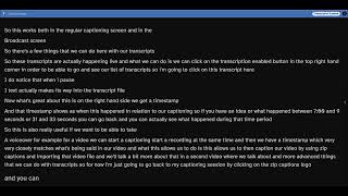 Zip Captions Transcripts - Getting Started