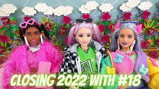 Closing 2022 with Barbie Extra Doll Number 18 | Happy New Year 2023