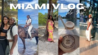 TRAVEL VLOG: 48 hrs in Miami | Solo Birthday Trip + Joia Beach + Brickell + Horseback Riding + More