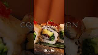 coming soon sushi roll คุณจะพบกับความอร่อยและราคาที่สุดทึ่ง #izumidai #sush#แซลมอน#ร้านอาหารญี่ปุ่น