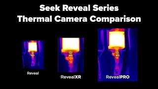 Seek Reveal Series Thermal Camera Comparison