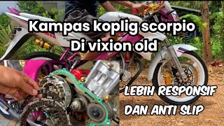 Vixion Old Pake Kampas Kopling Scorpio