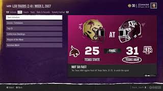 EA College Football 25 Dynasty Coaching Career LSU HC Ep 10