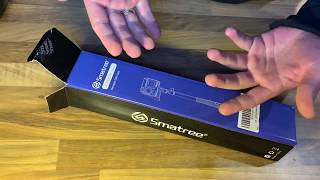 Smatree Selfie Stick ausziehbar Bluetooth-Fernbedienung Smartphone + Action Cam unboxing und Monatge