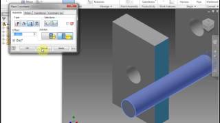 Autodesk Inventor 2013: Lesson 12: Additional Constraints