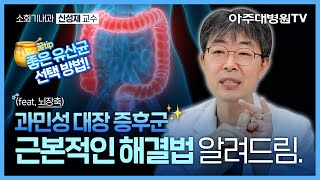 긴장만 하면 배가 부글부글...🚽 과민성 대장 증후군의 근본적인 해결법은 따로 있다고?! (feat. 유산균 선택 방법) 소화기내과 신성재 교수 [아주대병원TV]