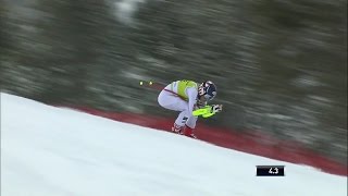 Mikaela Shiffrin - Alpine Combined Run 1 (Super G) - Soldeu- El Tarter 2016