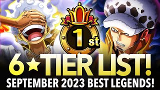 ★6 TIER LIST! Best Legends September 2023! (ONE PIECE Treasure Cruise)