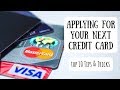 Tips & Tricks When Applying for a Credit Card | 10 Ways to Improve Your Odds for an Approval Tips & Tricks When Applying for a Credit Card | 10 Ways to Improve Your Odds for an Approval