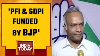 കോൺഗ്രസ് പാർട്ടിയുടെ സാധ്യതകൾ തകർക്കാൻ പിഎഫ്ഐക്കും എസ്ഡിപിഐക്കും ബിജെപി വൻതോതിൽ പണം നൽകി: പ്രിയങ്ക് ഖാർഗെ