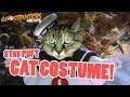 Stay Puft Marshmallow Man pet costume + NEW Ghostbusters LED light kit (Halloween Countdown 2017)