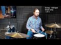 Drum Tutorial - Swing - Basic Limb independence - Step 1 - Snare Only (+ of 2)