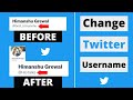 How To Change Twitter Username and URL | Twitter Username Kaise Change Kare - Example: @HGTalks