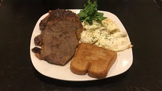 How To Make An Awesome Southern Ribeye Steak For Breakfast,Lunch Or Dinner