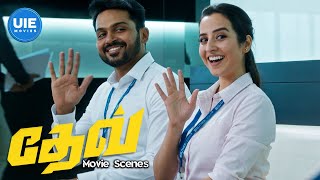 Dev Movie Scenes | See why Karthi takes his friend Vignesh to a stand up comedy show? | Karthi