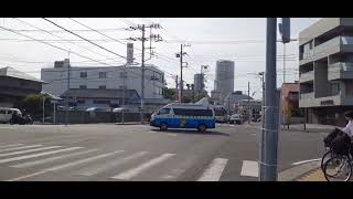 千葉県警察　移動交番車緊急走行