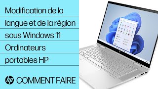 Comment modifier la langue et la région sous Windows 11 | Ordinateurs portables HP | HP Support