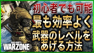 [Warzone] 初心者でも出来る！武器レベ上げを最も効率よくする方法 [入浴]