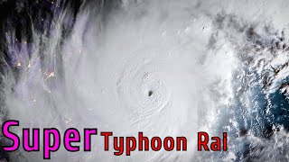 2021 Super Typhoon Rai / Odette Satellite Imagery - Philippine Landfall