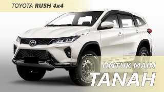 MODIFIKASI ONLINE TOYOTA RUSH LEGENDER 4x4 OFF-ROAD UNTUK MAIN TANAH | BAYUHARIW