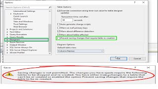 Fix “Saving Changes is Not Permitted” Error in SQL Server Management Studio 2022