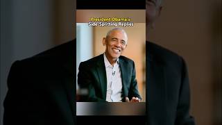 President Obama’s Side-Splitting Replies.#usa #funny #president #obama #fyp #youtube #laugh