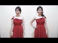 ASSYMETRICAL WITH BROOCH ACCENT INFINITY DRESS TUTORIAL