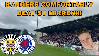 RANGERS COMFORTABLY BEAT ST MIRREN!!! - St Mirren v Rangers MATCHDAY Vlog!!!
