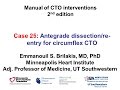 Case 25: Manual of CTO Interventions - ADR for circumflex CTO