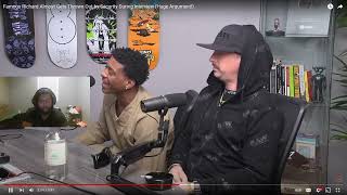 Famous Richard Tries to Swing on Adam 22 But Ends Up Getting Embarrassed for Content for No Jumper