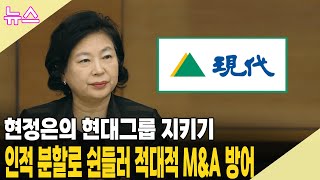 현정은의 현대그룹 지키기···인적 분할로 쉰들러 적대적 M\u0026A 방어