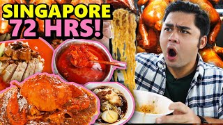 FILIPINO tries SINGAPORE Local Street Food!! 72 Hours of EATING! ( Episode)
