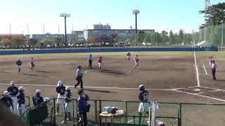 ソフトボール 東京女子体育大学vs園田学園女子大学 2020.11.10