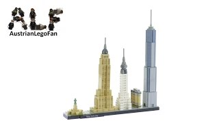 Lego Architecture 21028 New York City - Lego Speed Build Review
