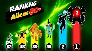 All Ben 10 Aliens Ranked from Weakest to Strongest !🤯🔥