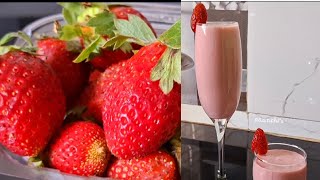 strawberry milkshake #youtube #food #foodchannel #viralvideo #recipe #video #milk #milkshake #yt