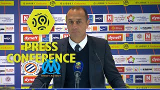 Press Conference Montpellier Hérault SC - Olympique de Marseille (1-1) / Ligue 1 Conforama 2017-18